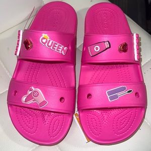 CROCS ladies Hot Pink sandals